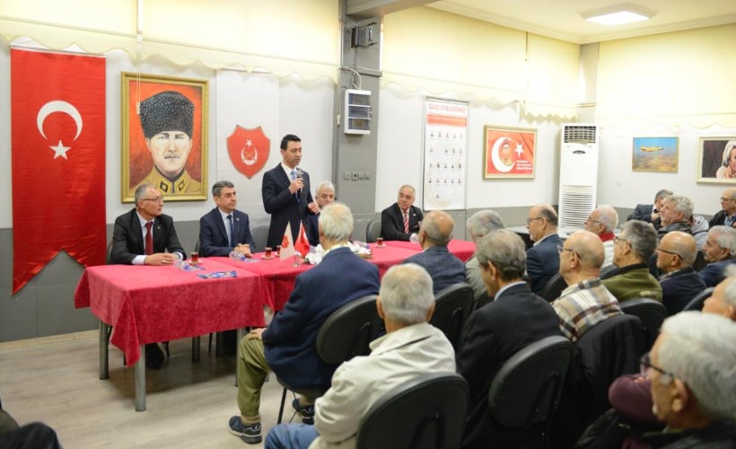 CHP’li İrfan Önal emekli astsubaylarla buluştu