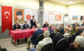 CHP’li İrfan Önal emekli astsubaylarla buluştu