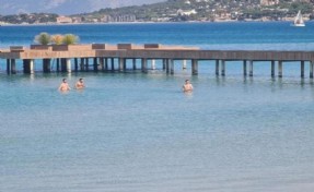 Çeşme’de Şubat ayında deniz keyfi