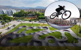 Karşıyaka’da heyecanın adresi Pump Track Bisiklet Parkuru oldu