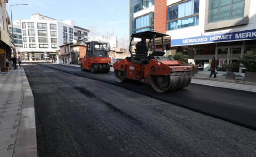 Menderes’te yol çalışmalarında ikinci etap başladı