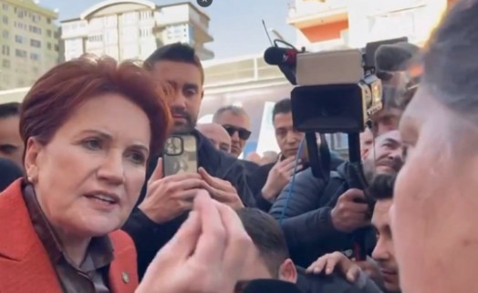 Meral Akşener yurttaşla tartıştı: 'Oy vermezseniz vermeyin'