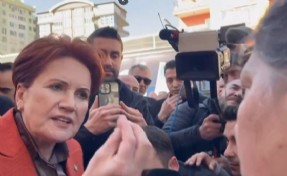 Meral Akşener yurttaşla tartıştı: 'Oy vermezseniz vermeyin'