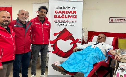 PTT kargo çalışanları kan bağışında bulundu