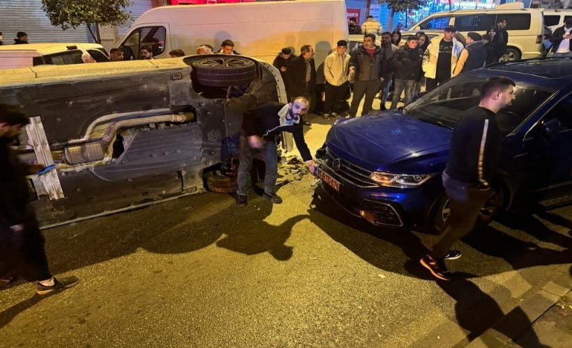 Sosyal medya için video çekerken, kazayı görüntüledi