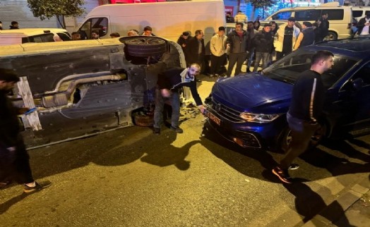 Sosyal medya için video çekerken, kazayı görüntüledi