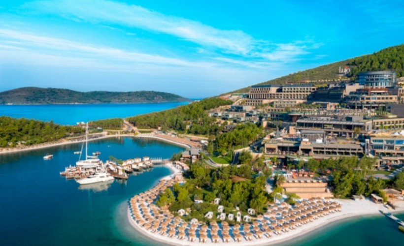 Yanan alana otel, ormanlık alana villa