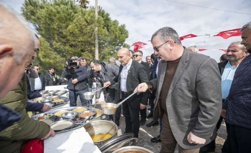 Soyer, Dede Bayırı Hayrı’nda lokma dağıttı