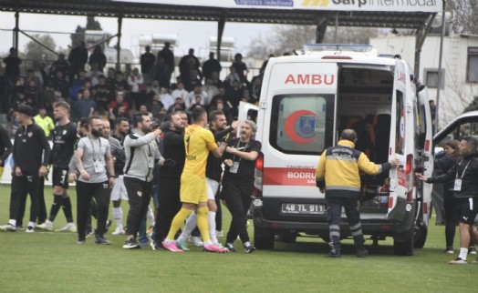 Bodrum FK-Eyüpspor maçında büyük gerginlik