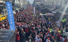 Büyükşehir'de TİS krizi: 6 bin işçi sokağa indi