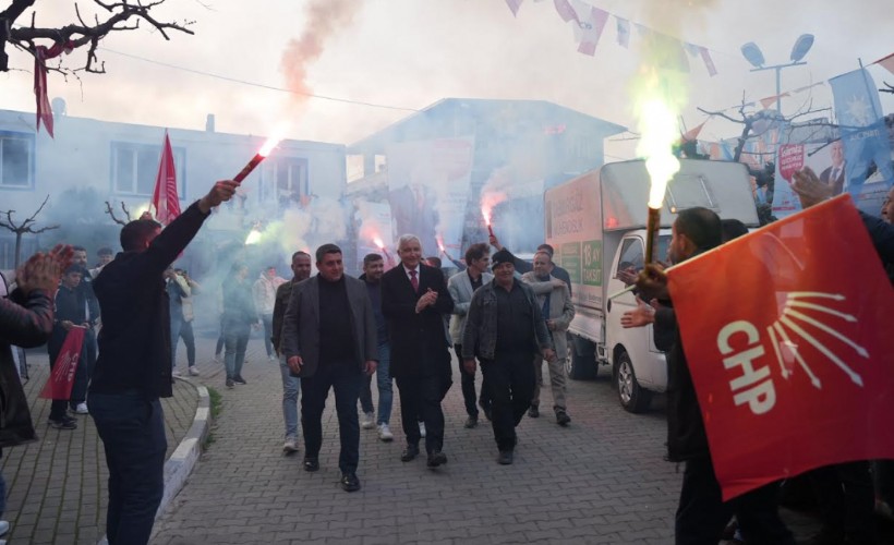 CHP Kemalpaşa AdayıTürkmen'e coşkulu karşılama!