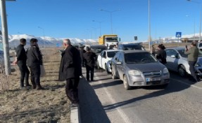 Erzurum'da zincirleme trafik kazası: 7 yaralı