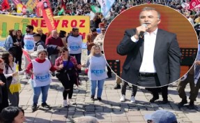 İzmir’de Newroz kutlandı: İbrahim Akın'dan Hamza Dağ'a: Bırak bu işi!..