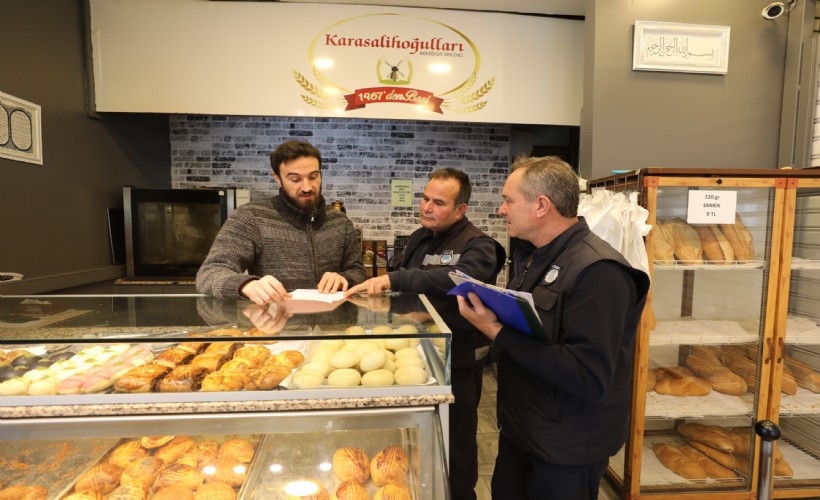 Menderes Belediyesi’nden pide denetimi