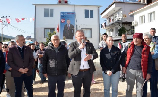 Urla'da çevre gönüllülerinden jeotermal eylemi! 'Talana izin vermeyeceğiz'