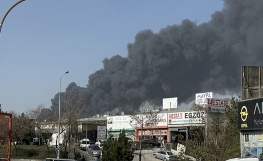 Ankara'da sanayi sitesinde yangın!