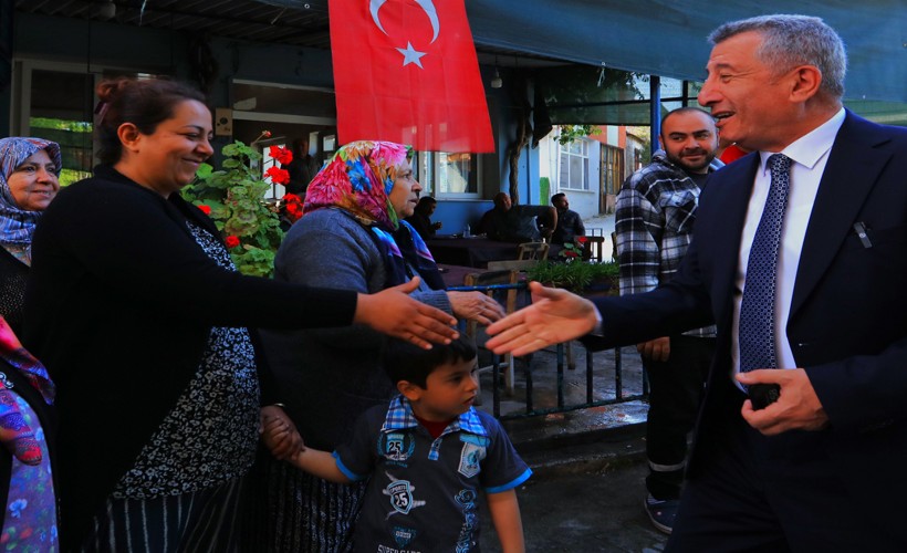 Çamlı Köyü’ne iki müjde birden; Çamlı dolmuşu ve Çamlı Meydanı başlıyor