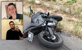 Bariyere çarpan motosikletteki 2 arkadaş öldü