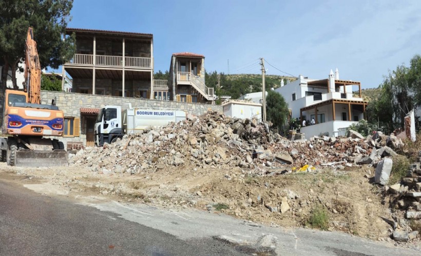 Bodrum'da 42 yapı hakkında yıkım kararı, 94'üne ise mühür