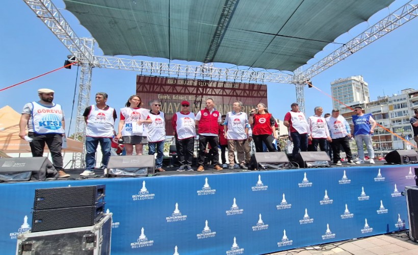 Gündoğdu'ya işçi ve emekçi akını: İzmir'den Taksim'e selam