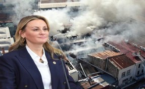 İzmir Milletvekili Ösen, Kemeraltı yangınlarını meclise taşıdı