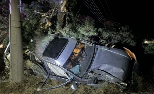 İzmir'de şarampole devrilen cipin sürücüsü öldü