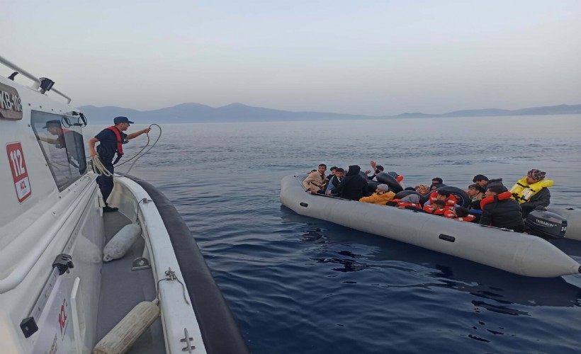 Kuşadası'nda 20 kaçak göçmen yakalandı