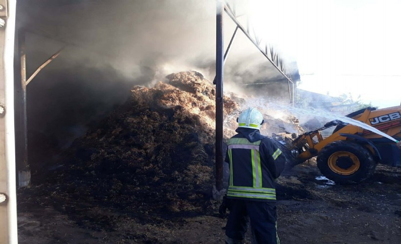 Manisa'da hayvan yetiştiricilerine samanlık yangını uyarısı