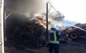 Manisa'da hayvan yetiştiricilerine samanlık yangını uyarısı