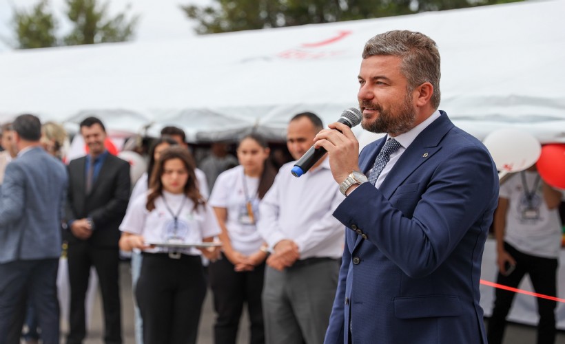 Mezun olduğu lisede Başkan Duman’a coşkulu karşılama