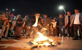 Torbalı'da Hıdırellez coşkusu: Ateşler yakıldı...