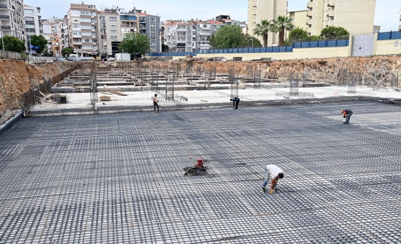 Yeşilyurt Pazaryeri çalışmaları hızla sürüyor