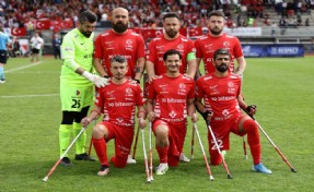 Ampute Milli Futbol Takımı, üst üste 3. kez Avrupa şampiyonu