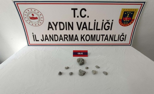 Aydın'da 400 bin yıllık fosilleri satmaya çalışan şüpheliye gözaltı