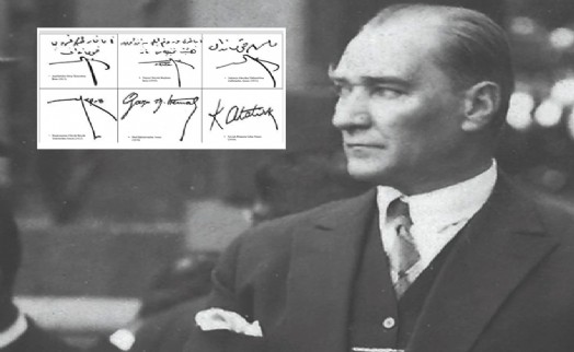 Bakanlık paylaştı: İşte Atatürk'ün orjinal imzası