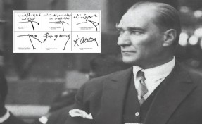 Bakanlık paylaştı: İşte Atatürk'ün orjinal imzası