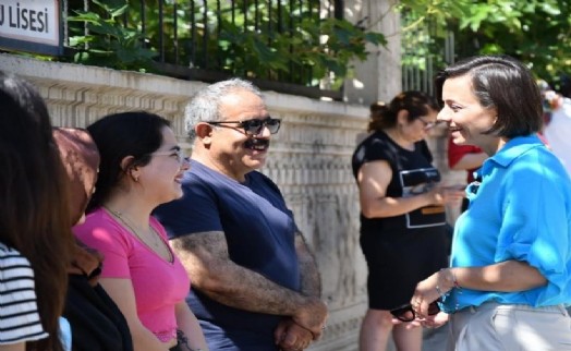 Başkan Kınay velilerin YKS heyecanına ortak oldu