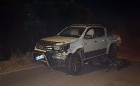 Bodrum'da kamyonetin çarptığı motosikletin sürücüsü öldü