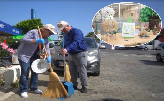 Çevre Günü’nde Güzelbahçe’de temizlik etkinliği