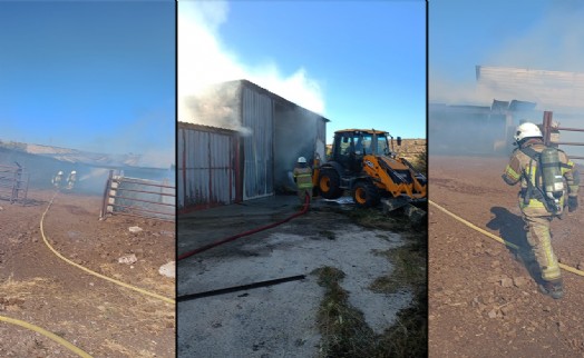 İzmir İtfaiyesi iki yangına birden müdahale etti