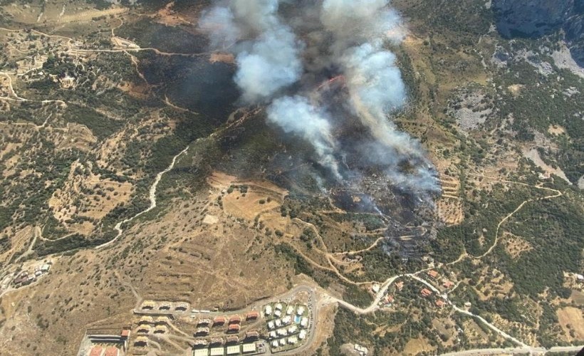 Karaburun ve Urla'da peş peşe orman yangını