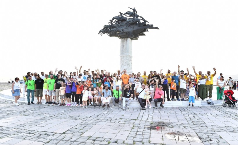 İzmir’de babalar ve çocuklar birlikte eğlendi