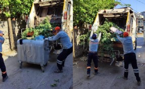 Karabağlar’da bayram boyunca 3148 ton evsel atık toplandı