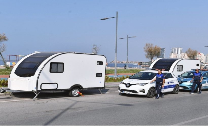 Karavan park alanlarının tespiti için düğmeye basıldı