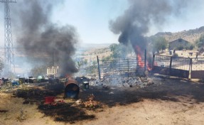 Mesire alanında yangın büyümeden söndürüldü