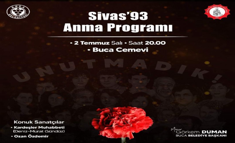 Buca’da Madımak anması