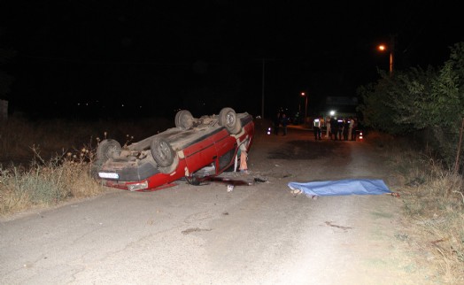 Alkollü sürücünün otomobili takla attı: 1 ölü