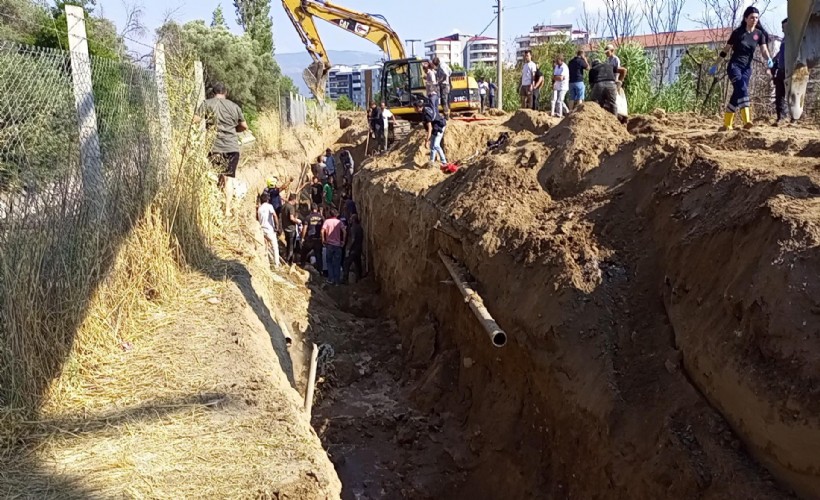 Aydın’da facia; İçme suyu isale hattında göçük: 3 ölü, 1 yaralı