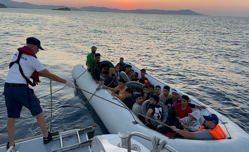 Bodrum’da göçmen hareketliliği; 33'ü yakalandı, 78'i kurtarıldı