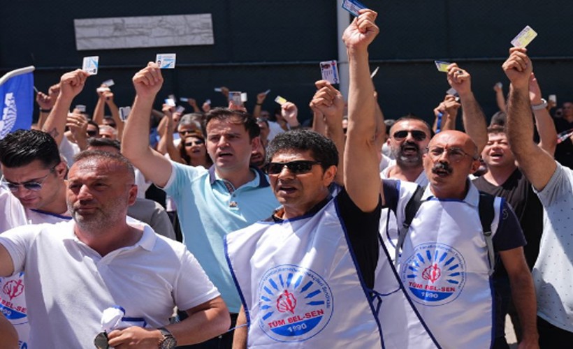 Büyükşehir'de TİS gerginliği devam ediyor: İZSU önünde eylem!